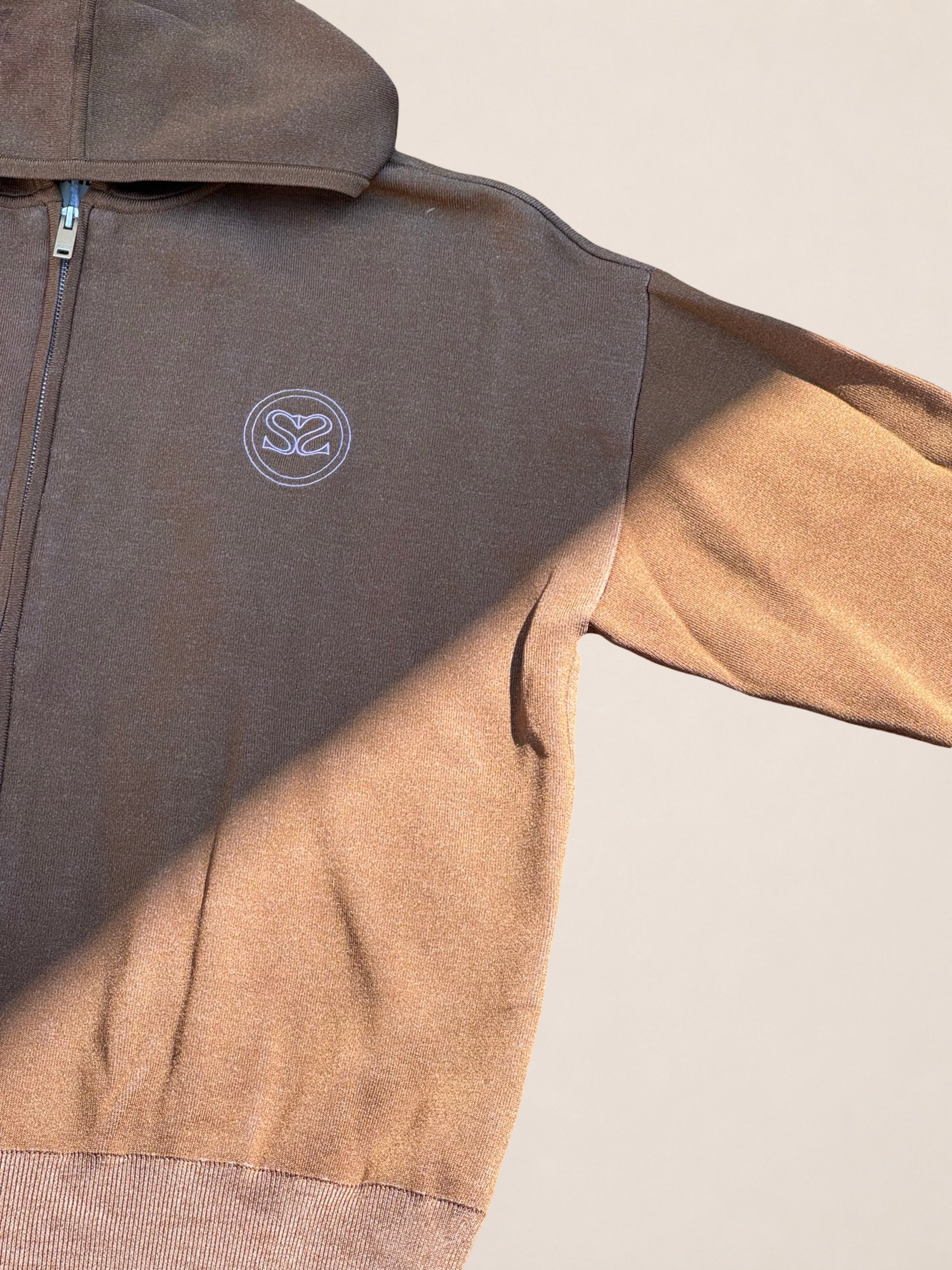 Veste zippée Sandro à capuche – Marron – Taille 3 – Mixte — photo complémentaire 2