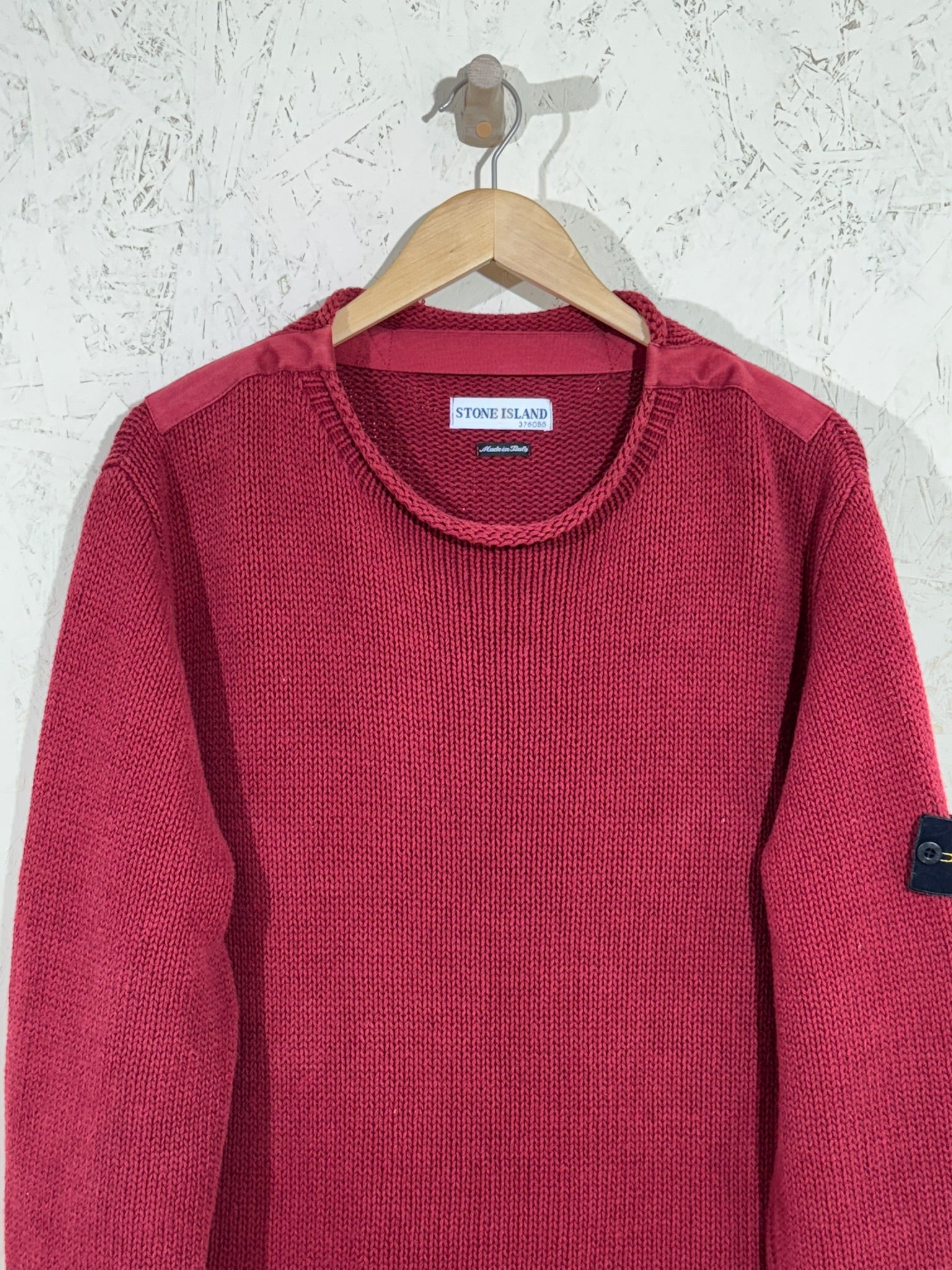 Pull Stone Island Bordeaux Vintage L Mixte