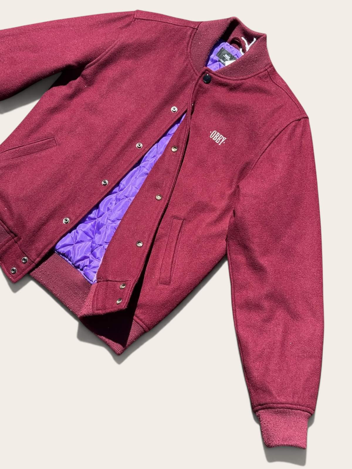 Veste varsity – Obey – S – Homme