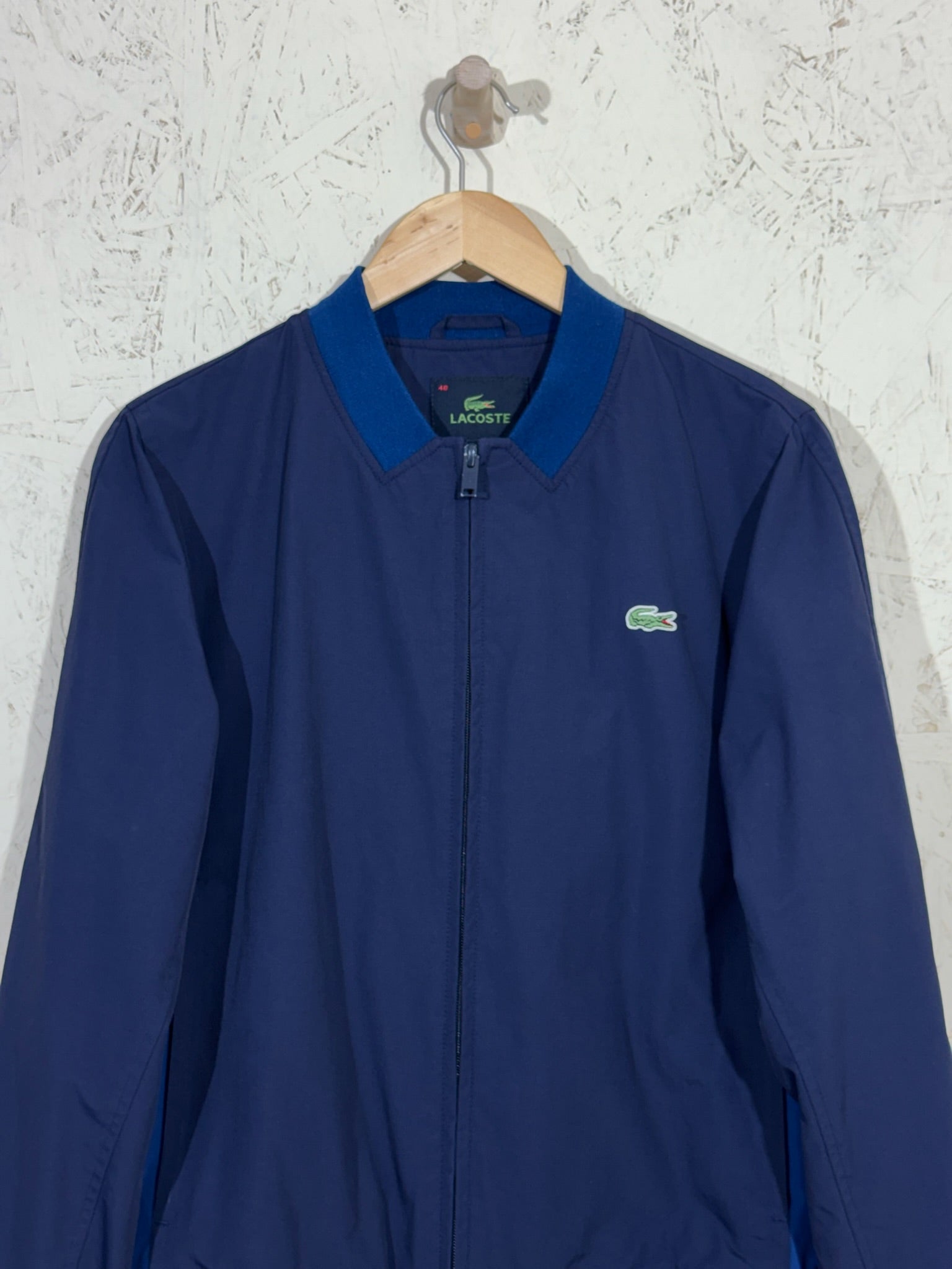 veste bomber Lacoste Léger Bleu Zip – M - mixte