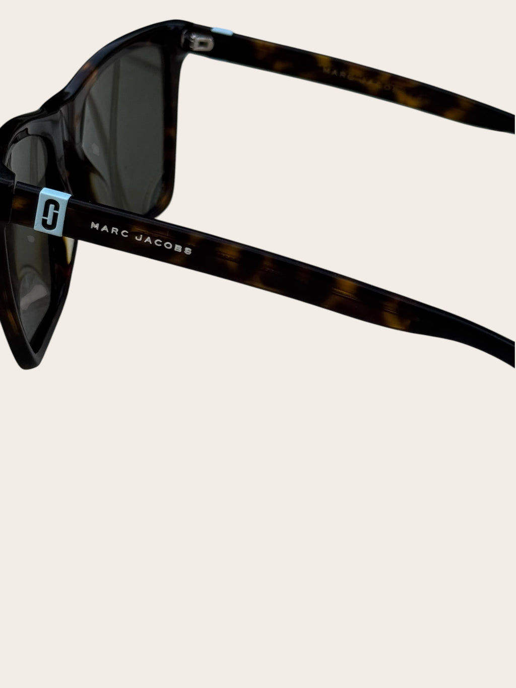 Lunettes de soleil Marc Jacobs Oversize – Écaille et bleu miroir – Taille unique – Mixte — photo complémentaire 4