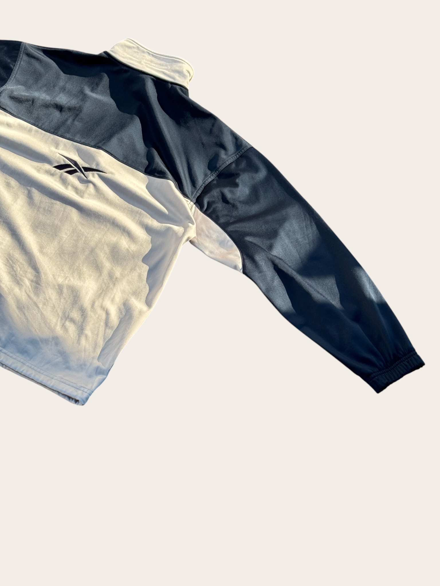 Veste de survêtement Reebok – Bleu et gris – L – Mixte – Vintage — photo complémentaire 5