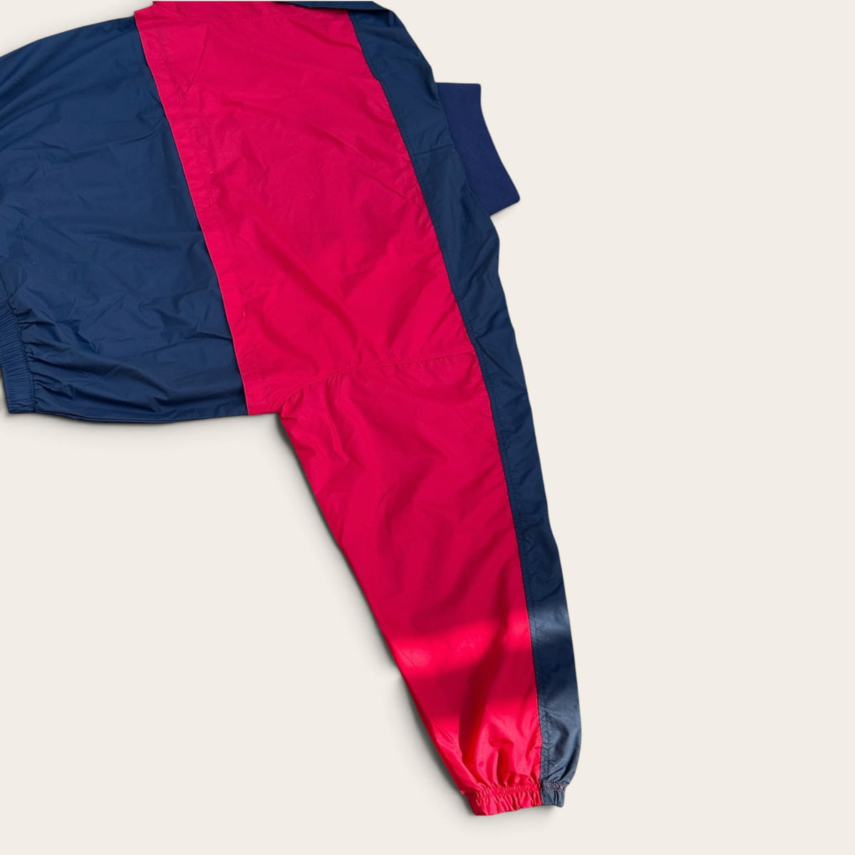 Reebok Anorak – Red and Navy – L – Unisex – Vintage