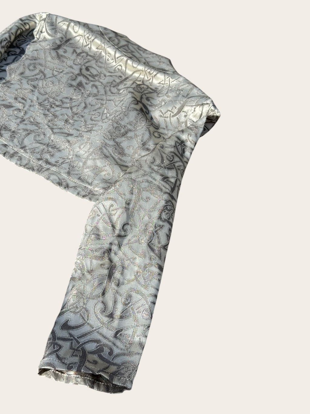 Boléro Efel2 en jacquard – Argenté – Taille 2 – Femme — photo complémentaire 6