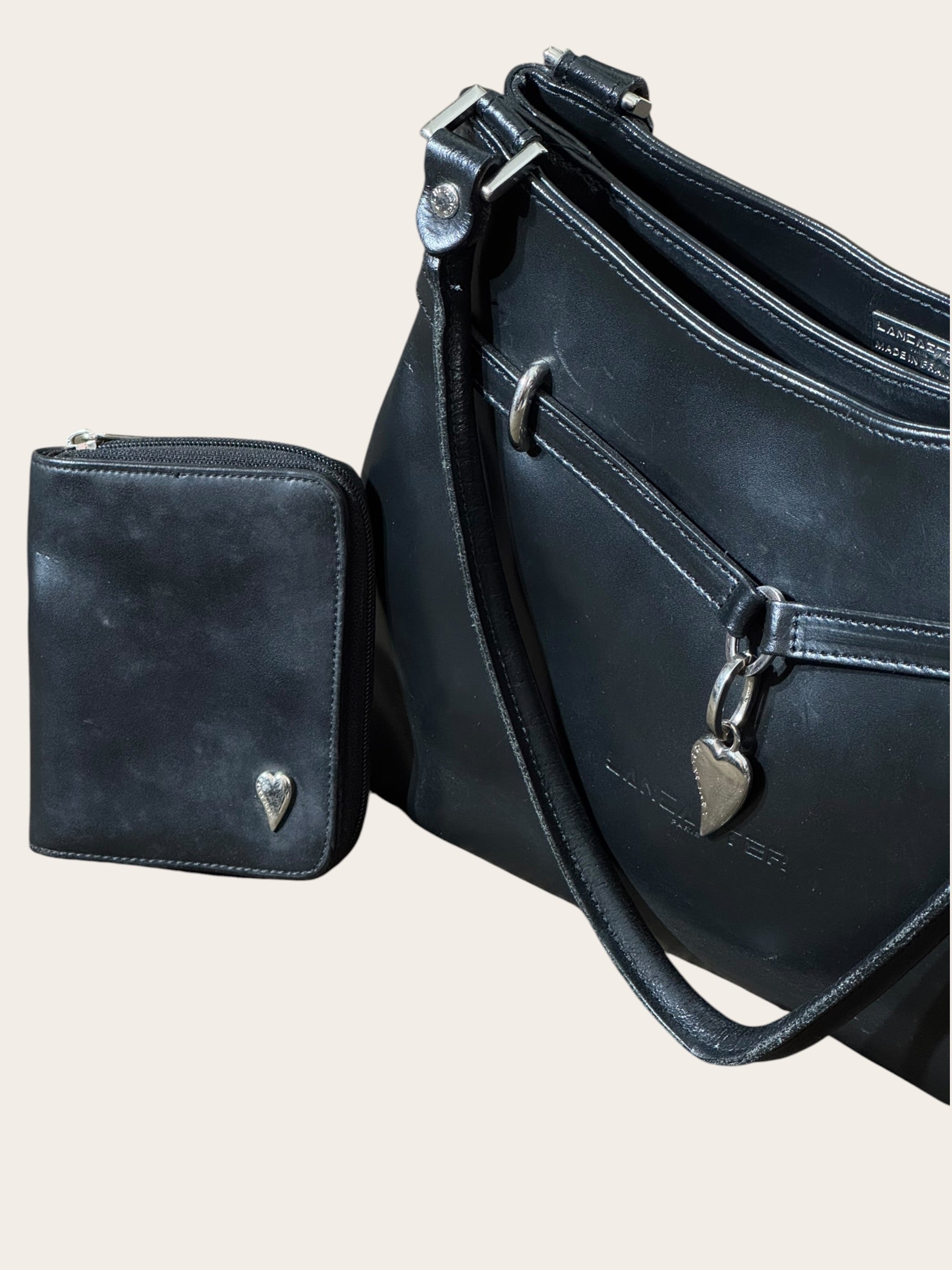 Sac et porte-monnaie Lancaster – Noir – Taille unique – Femme — photo complémentaire 2