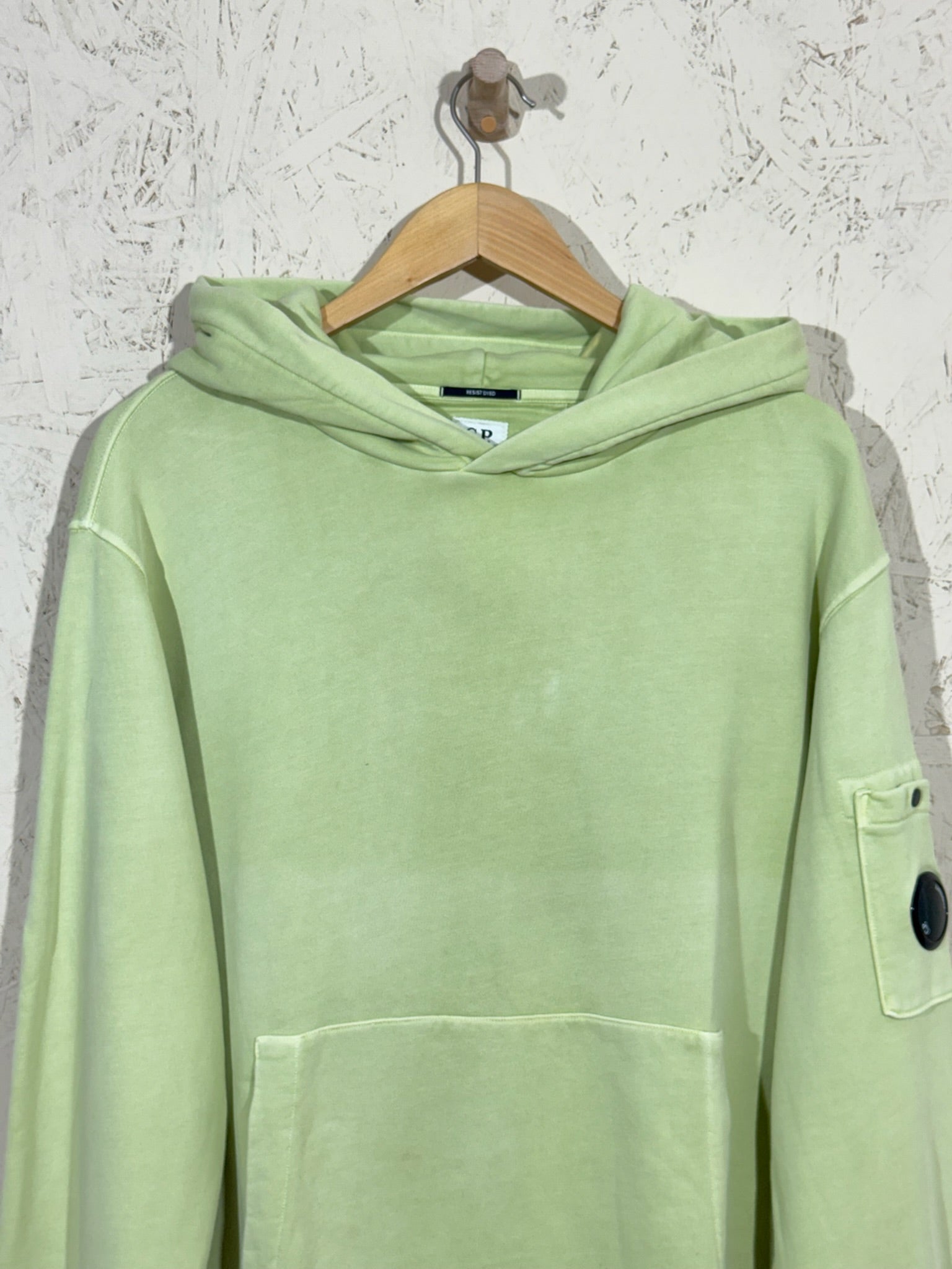 Sweat à Capuche C.P. Company Lens Vert Clair M Mixte