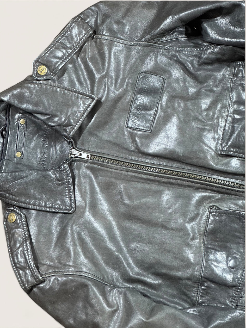 Veste en cuir – Mac Douglas – XL – Homme