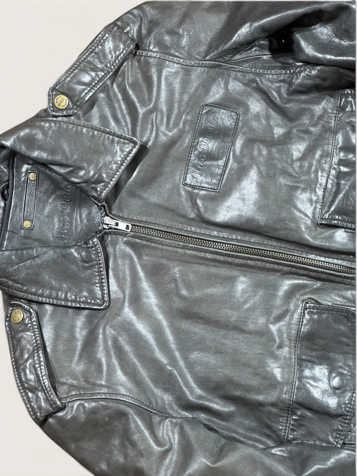 Veste en cuir – Mac Douglas – XL – Homme