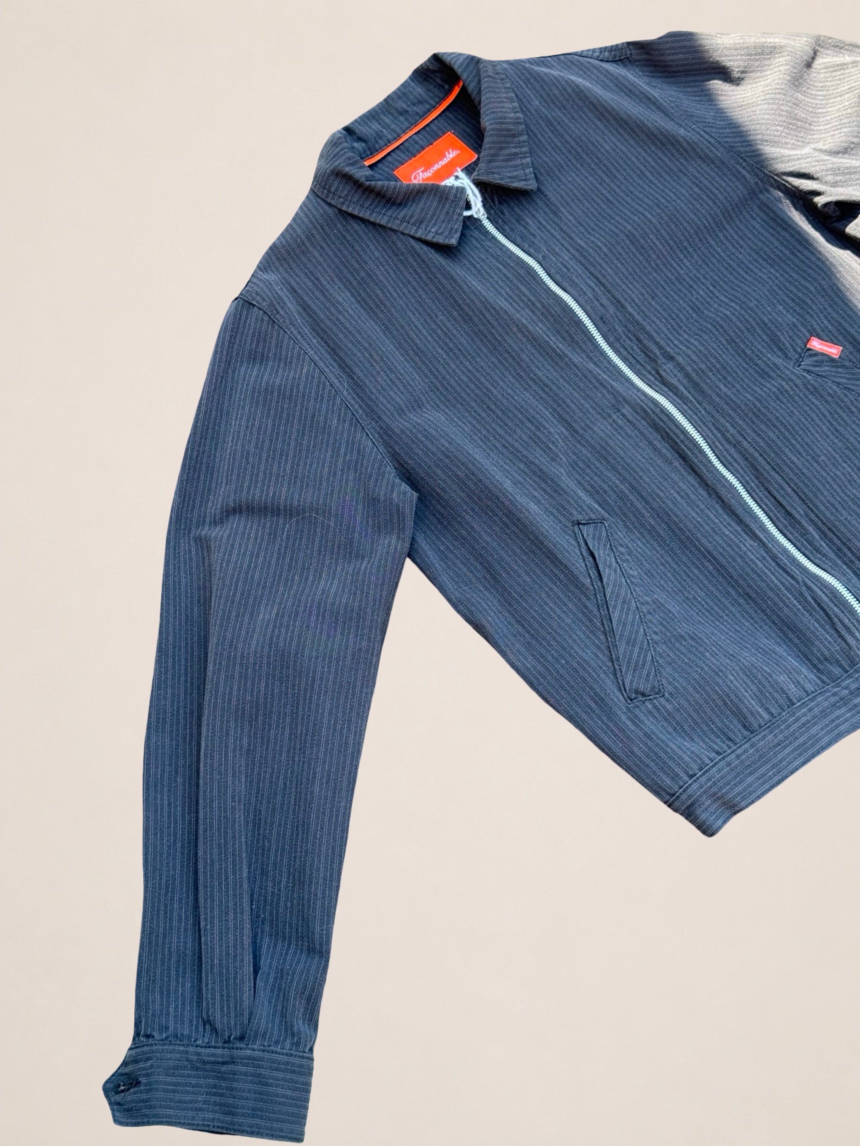 Veste zippée Façonnable – Gris foncé – Taille 3 – Mixte — photo complémentaire 2