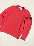 Pull Stone Island Laine Rouge Homme Taille L