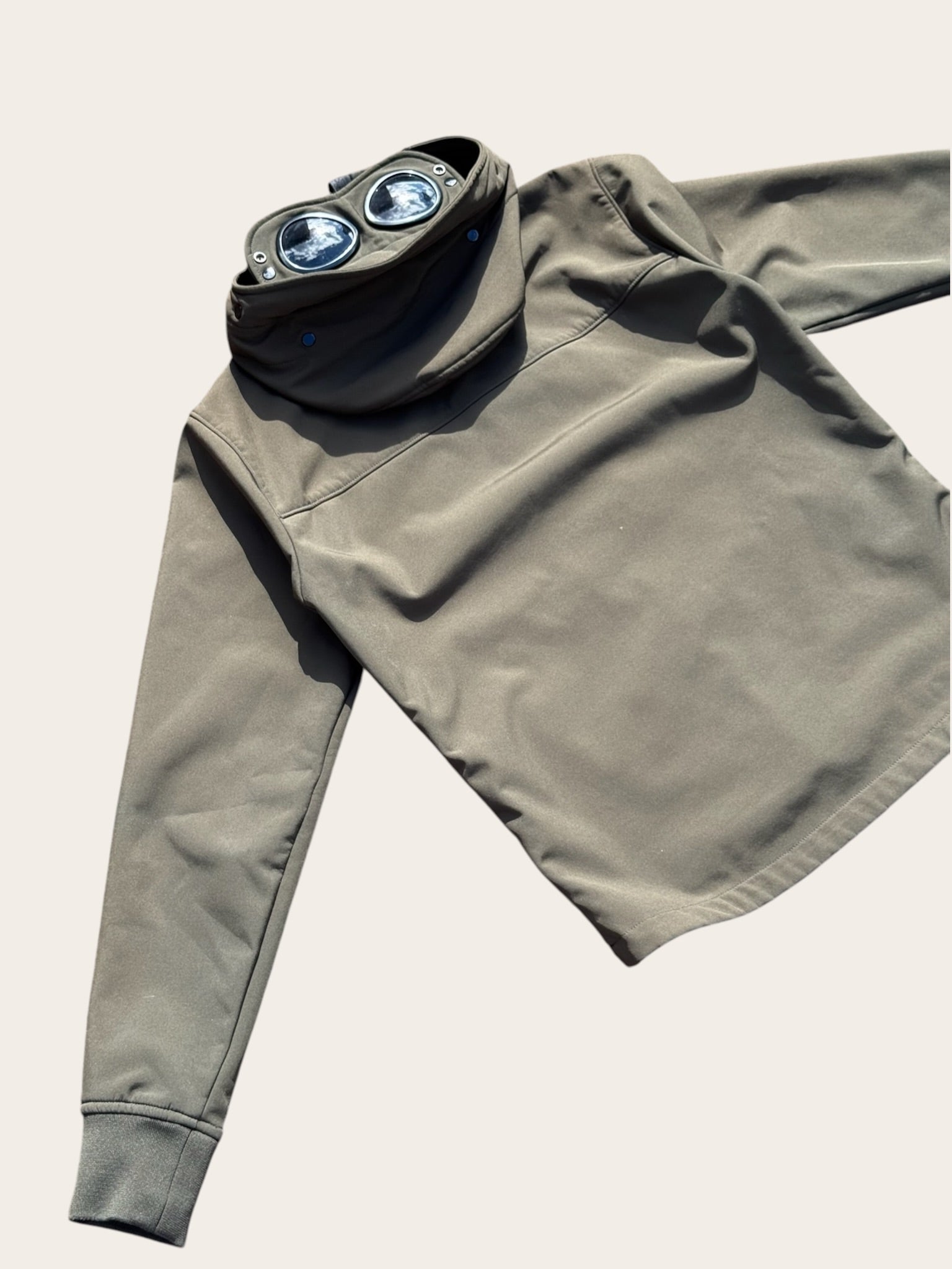 Veste C.P. Company Goggle Jacket Softshell Kaki Homme Taille S