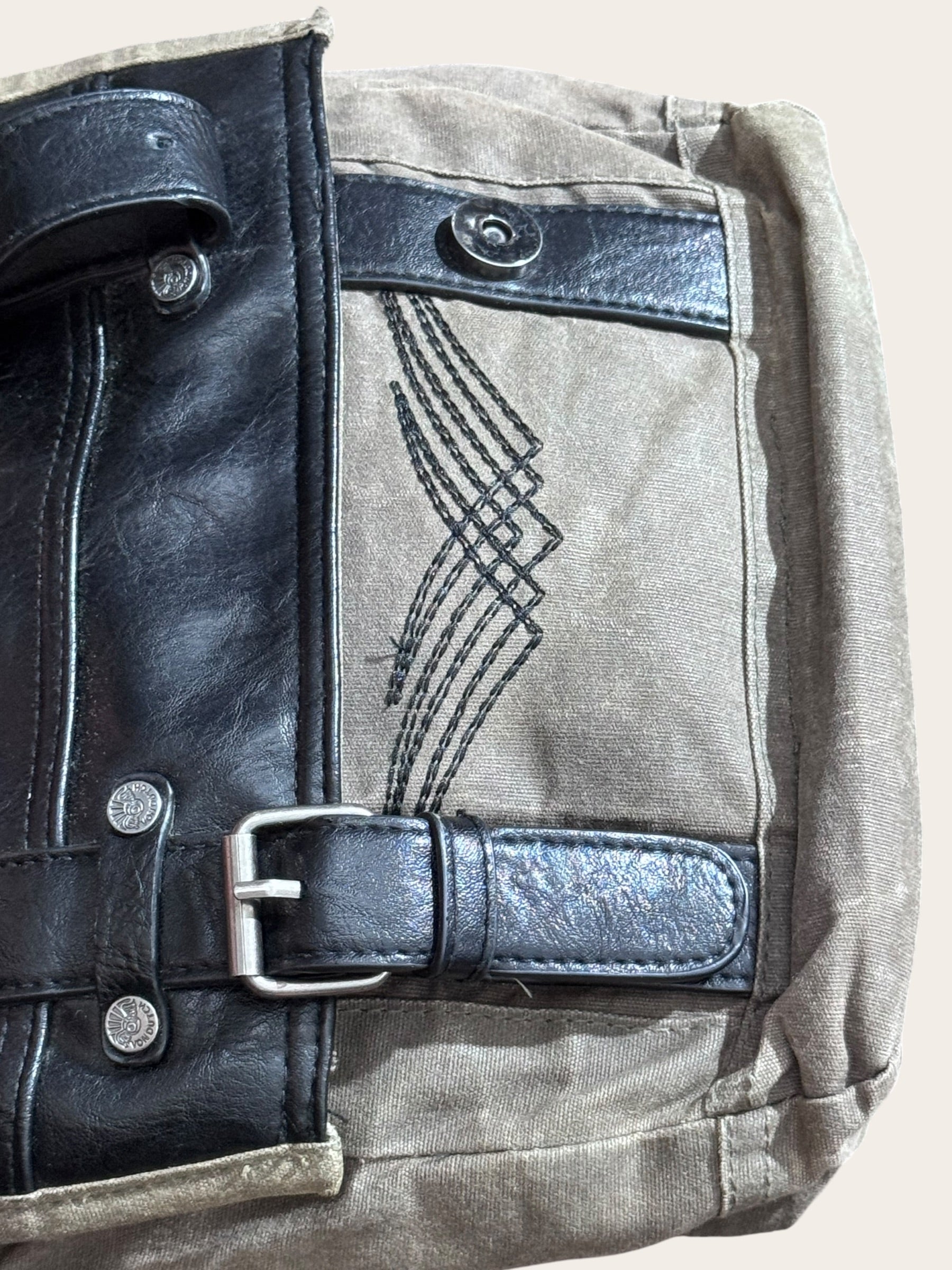 Sacoche Von Dutch – Marron et noir – Taille unique – Mixte — photo complémentaire 4