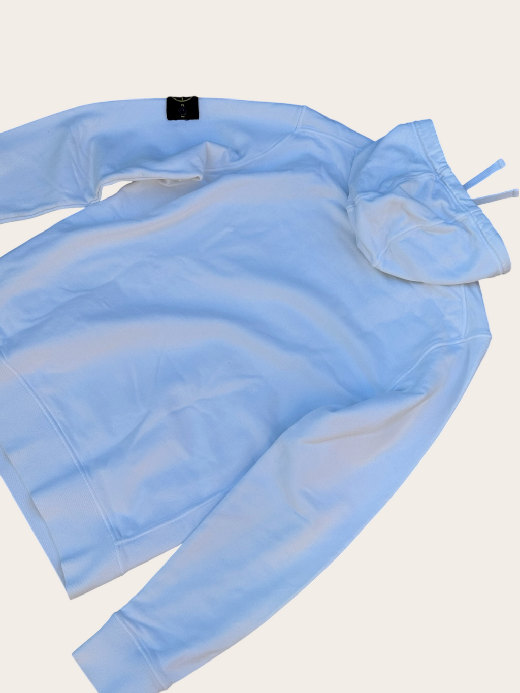 Sweat à capuche Stone Island – Blanc – L – Mixte — photo complémentaire 5