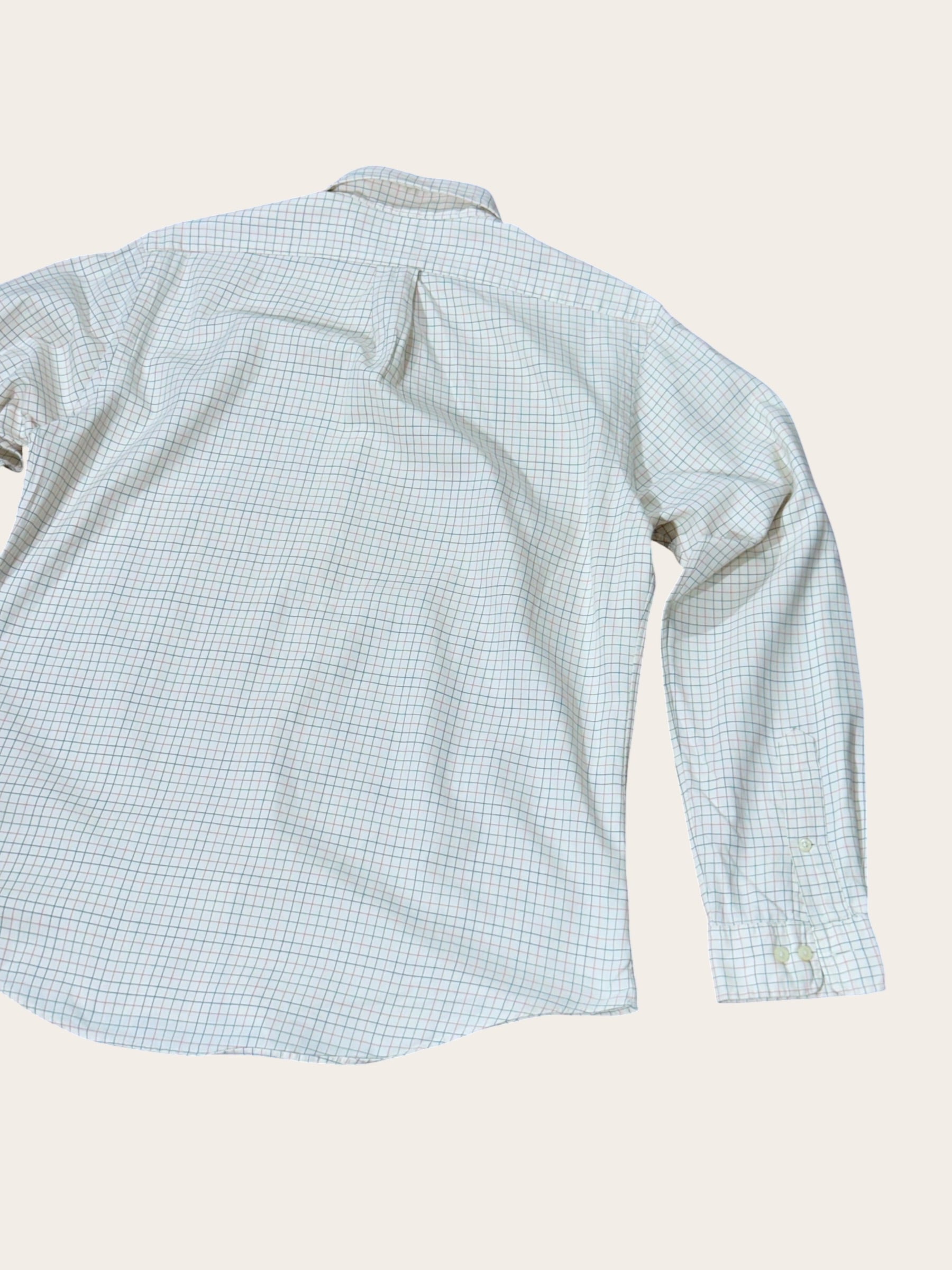 Chemise Polo Ralph Lauren à carreaux – Beige – L – Mixte — photo complémentaire 4