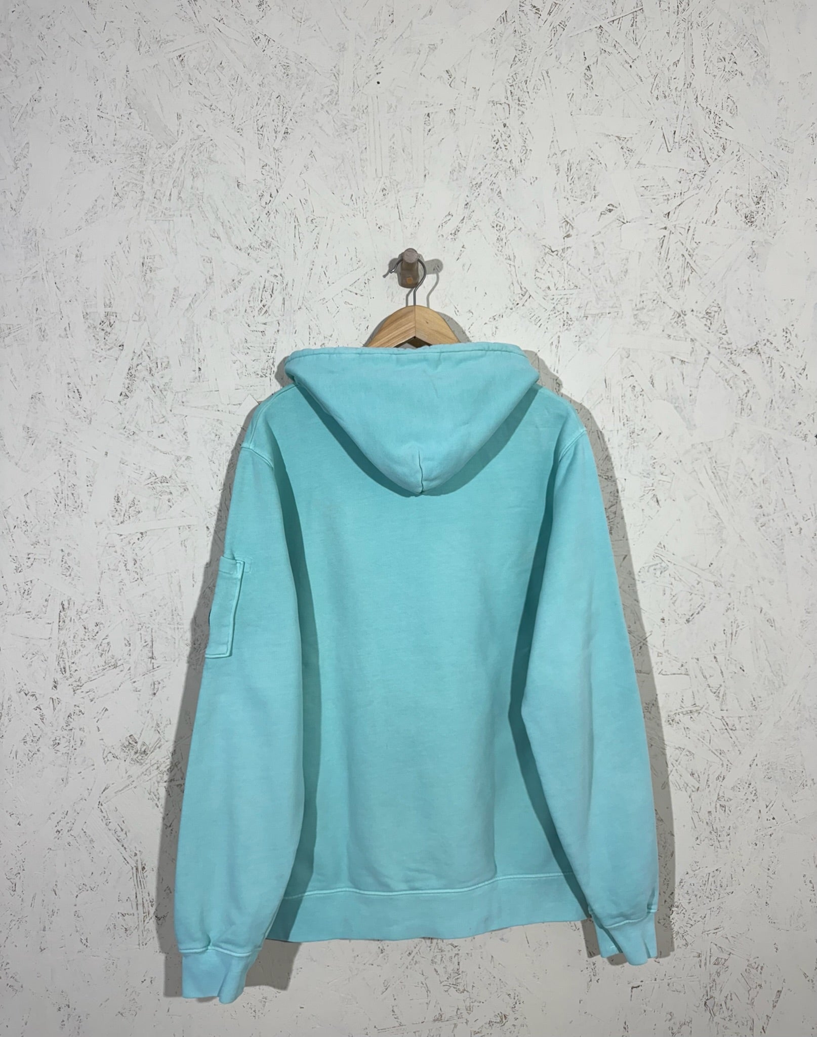 CP Company Hoodie Lens Sleeve Vert d’Eau XL Mixte