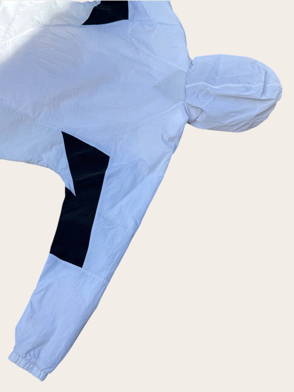 Coupe-vent Nike Windrunner – Blanc, bleu et noir – S – Mixte — photo complémentaire 6