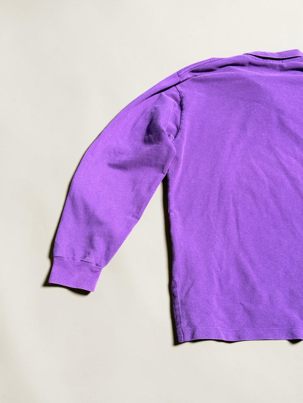Vintage Ralph Lauren long-sleeve polo shirt purple size L men's – view 5