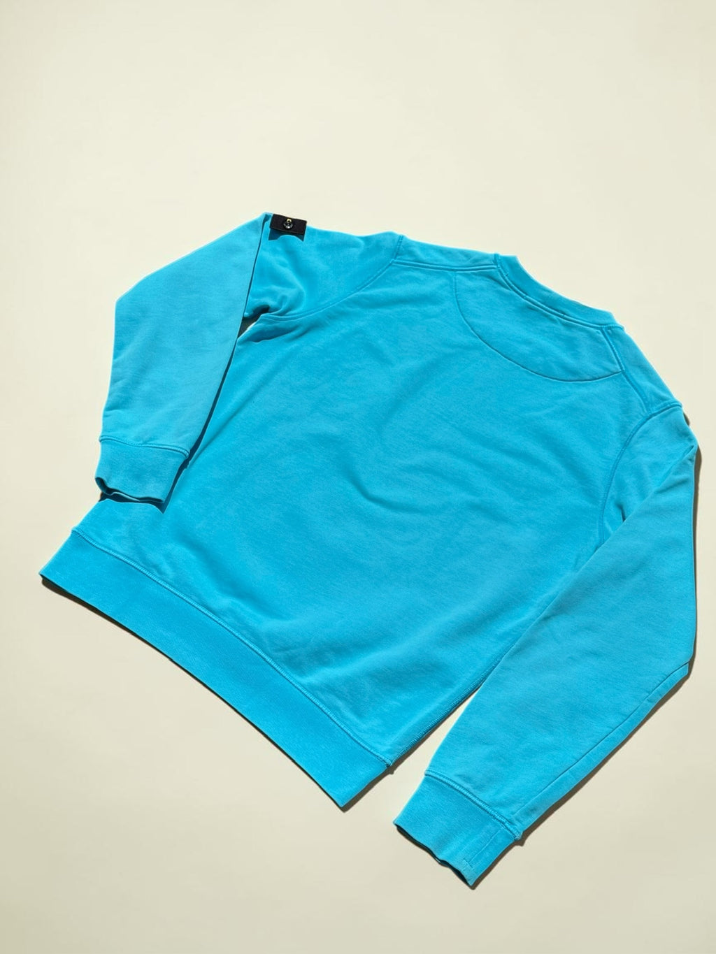 Sweat Stone Island à badge Compass – Bleu turquoise – M – Mixte — photo complémentaire 5
