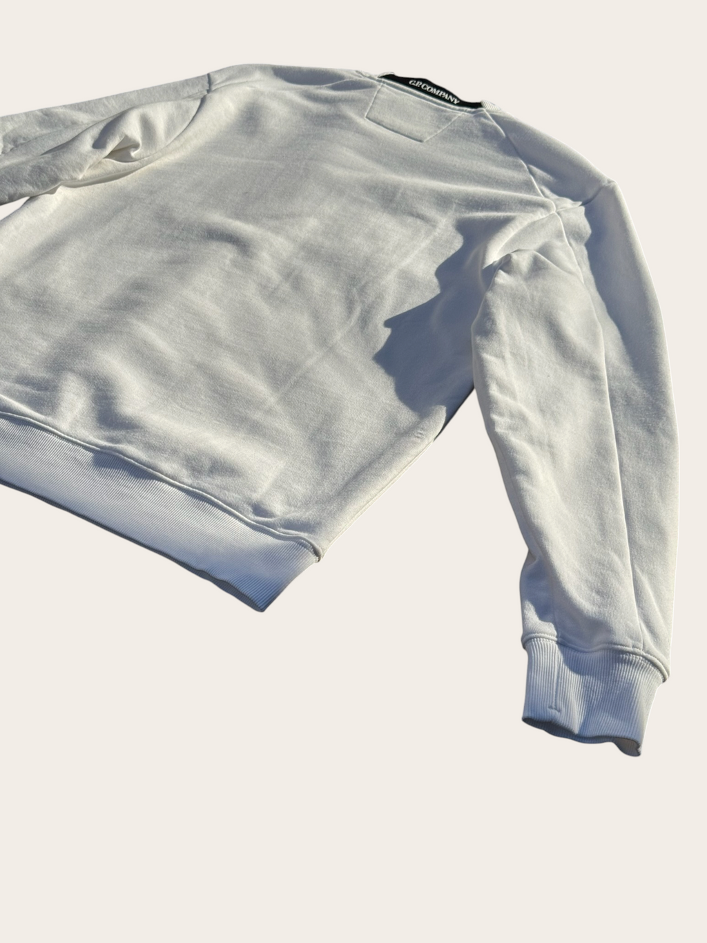 Sweat C.P. Company Lens – Blanc – M – Mixte — photo complémentaire 6