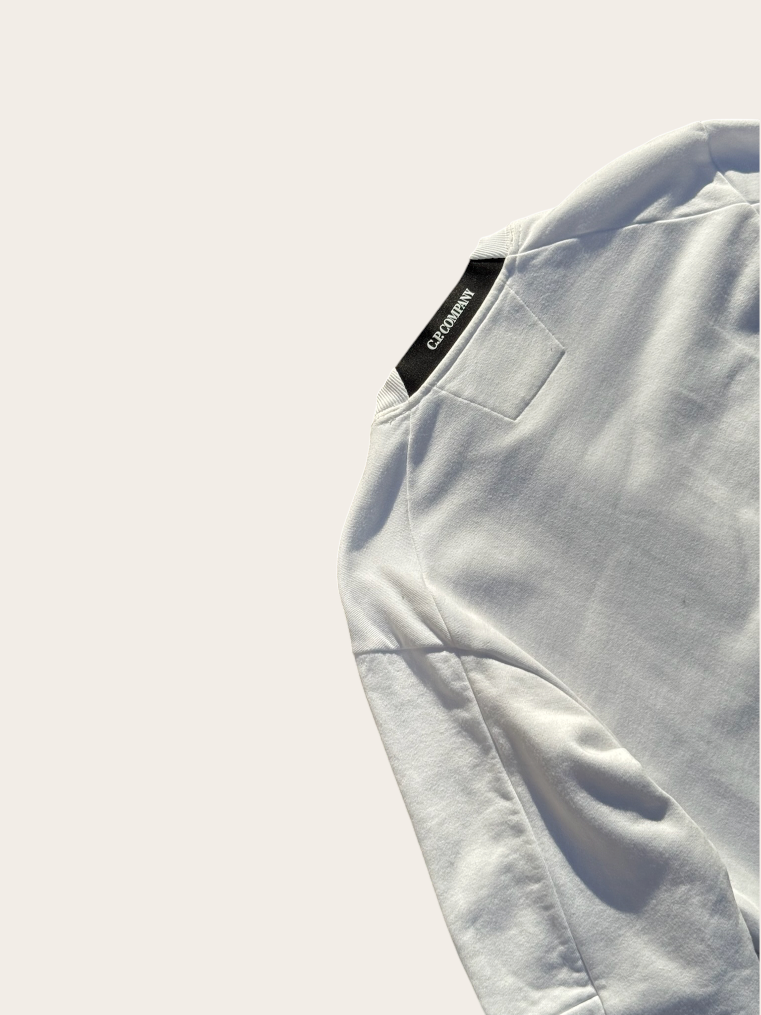 Sweat C.P. Company Lens – Blanc – M – Mixte — photo complémentaire 5