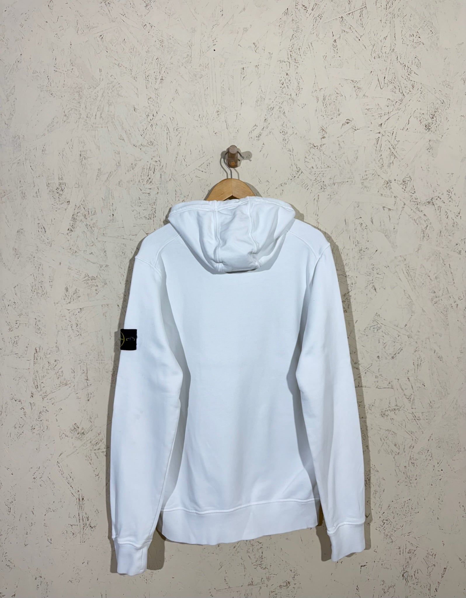sweat Stone Island Blanc Badge – L - mixte