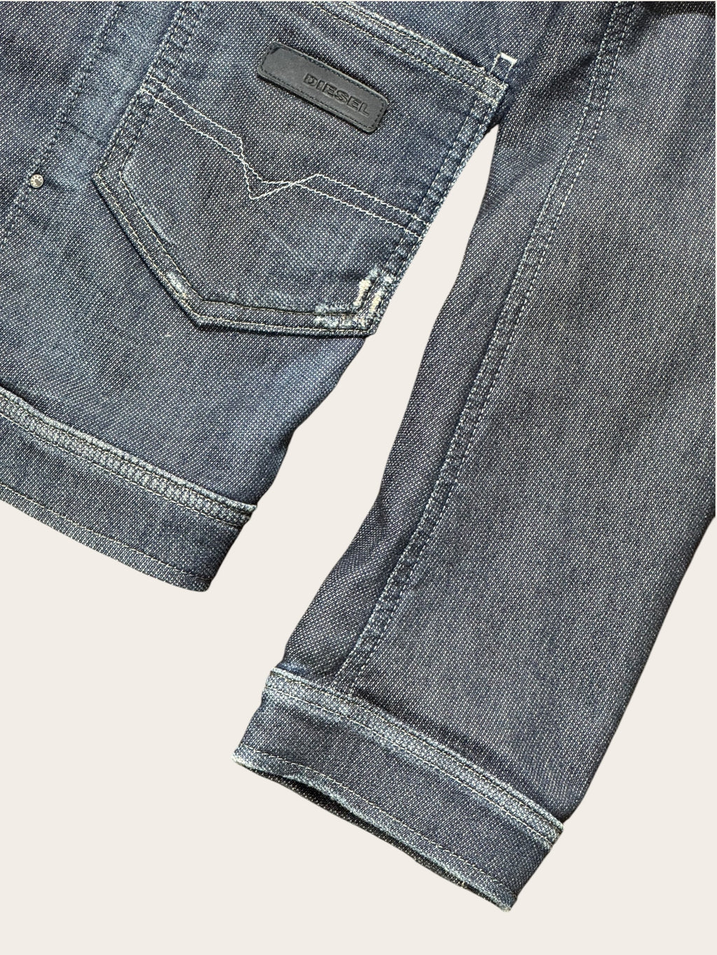 Veste Diesel en jean – Bleu brut – XL – Femme — photo complémentaire 5