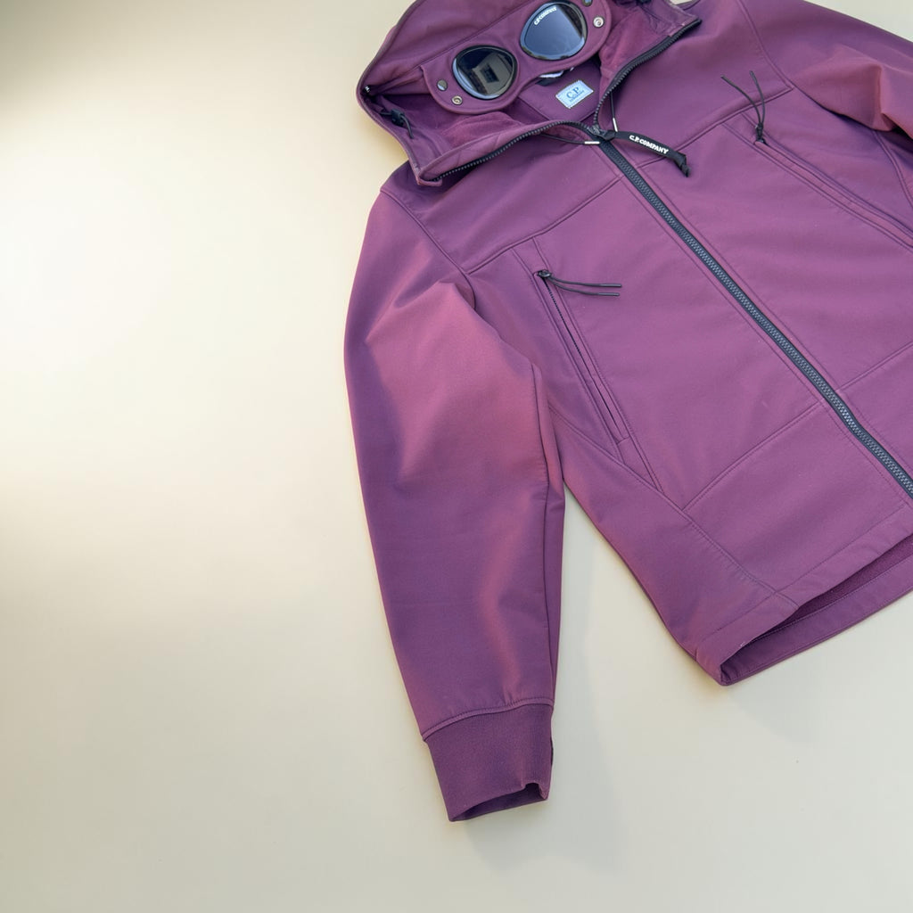 Veste C.P. Company Soft Shell Goggle Jacket – Prune – M – Mixte — photo complémentaire 2