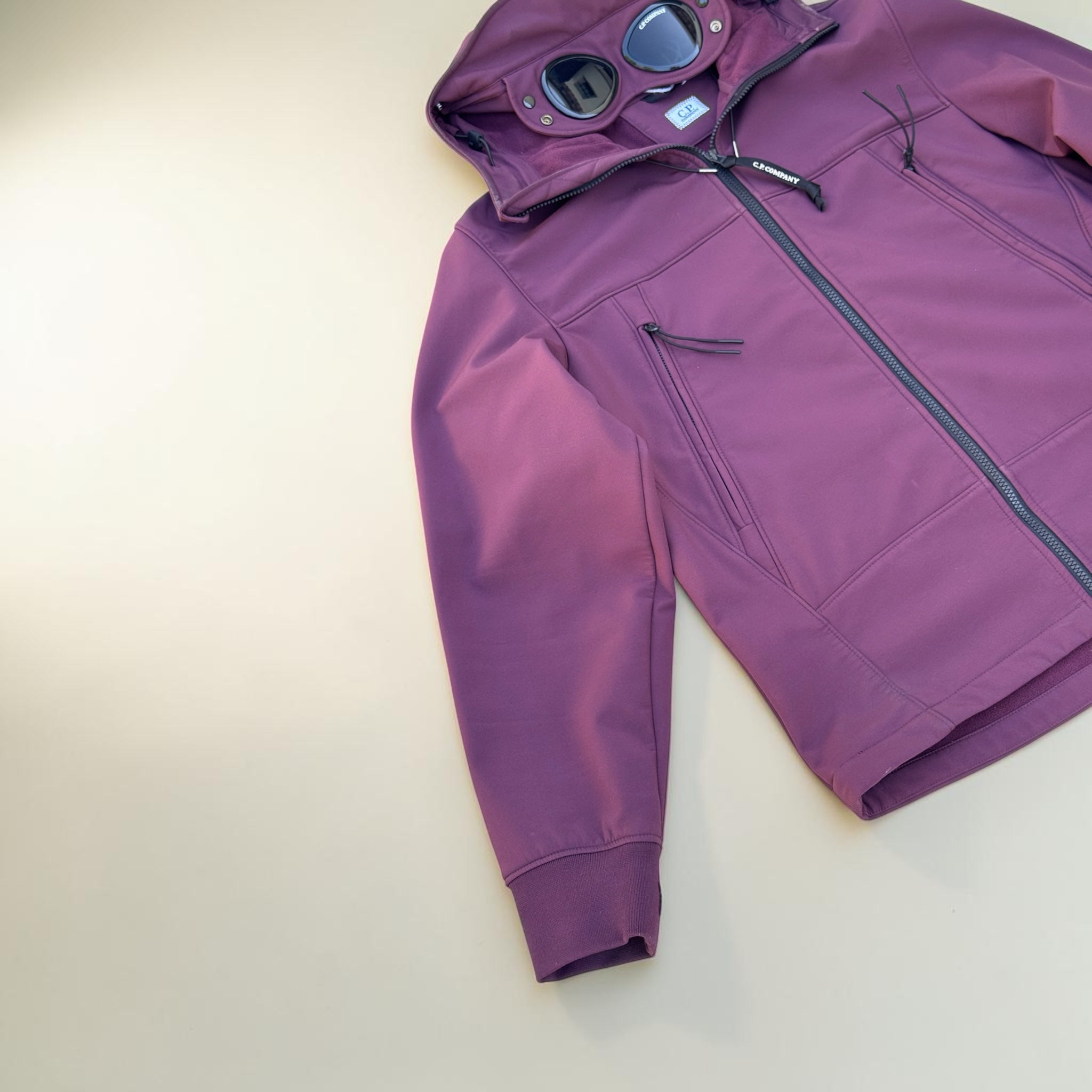 VESTE C.P. COMPANY GOGGLE JACKET PRUNE - M - Mixte