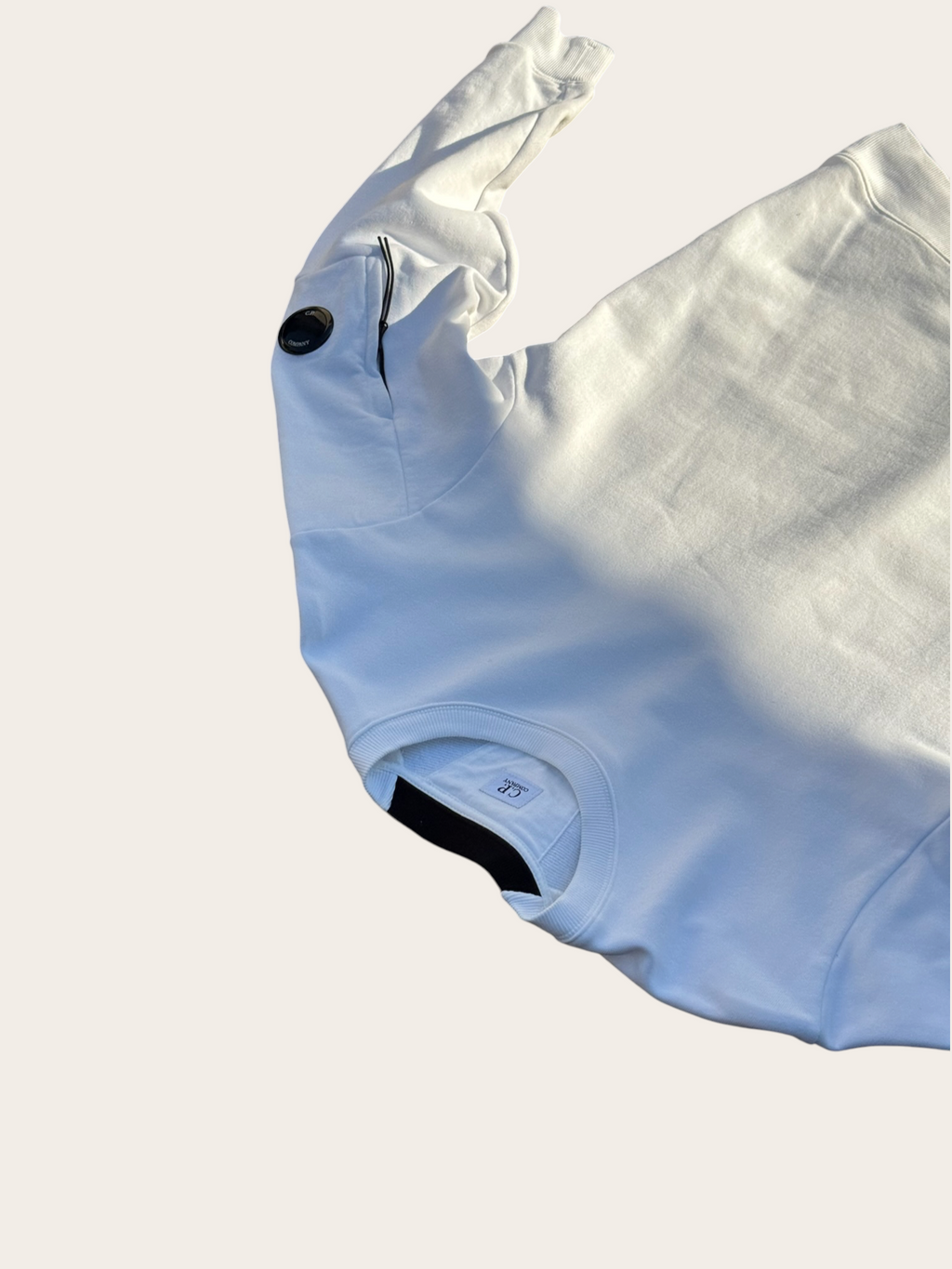 Sweat C.P. Company Lens – Blanc – M – Mixte — photo complémentaire 3