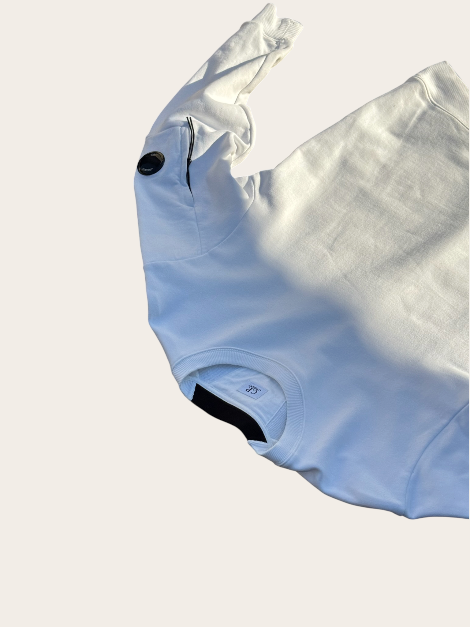 Sweat C.P. Company Lens – Blanc – M – Mixte — photo complémentaire 3