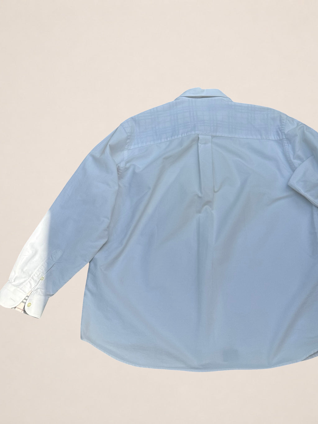 Burberry London Nova Check cotton shirt white size 42 men's – view 5