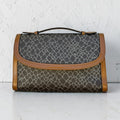 Sac Nina Ricci Vintage Toile Monogramme Camel Mixte