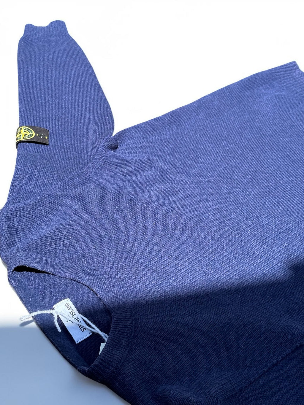 Pull Stone Island – Bleu marine – XXL – Mixte — photo complémentaire 3