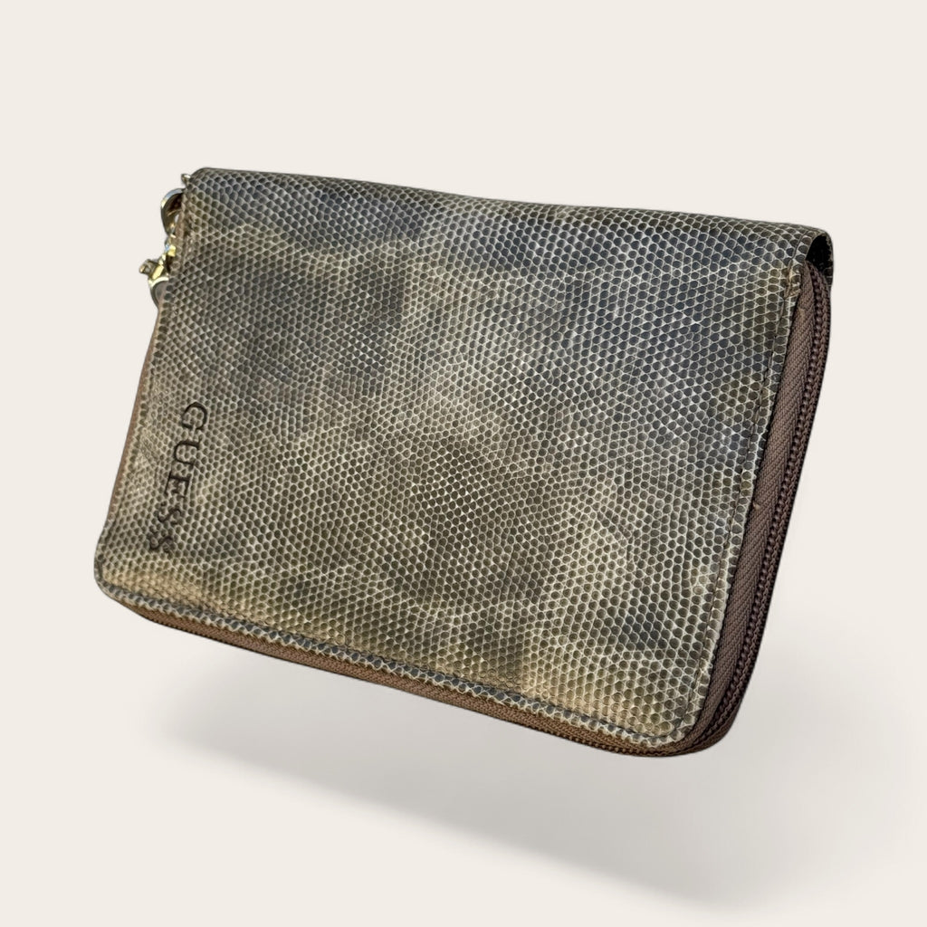 Porte-monnaie Guess effet python – Taupe – Taille unique – Femme — photo complémentaire 4
