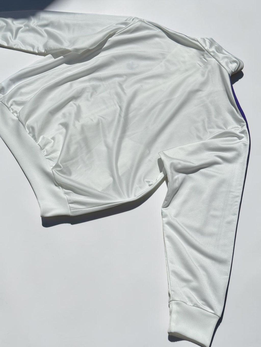 Veste de survêtement Adidas Originals – Blanche et violette – XL – Mixte — photo complémentaire 5