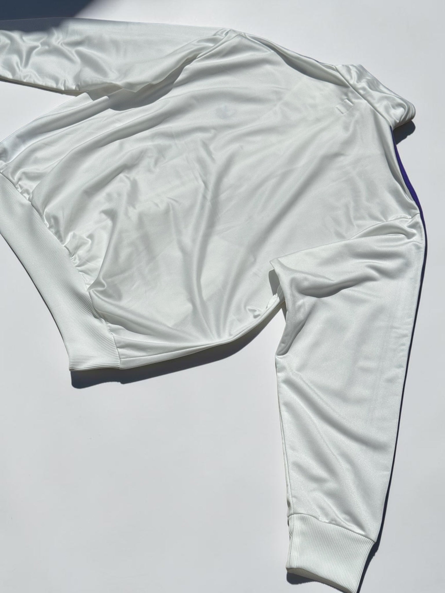 Veste Adidas Originals Blanche Bandes Violettes XL Mixte