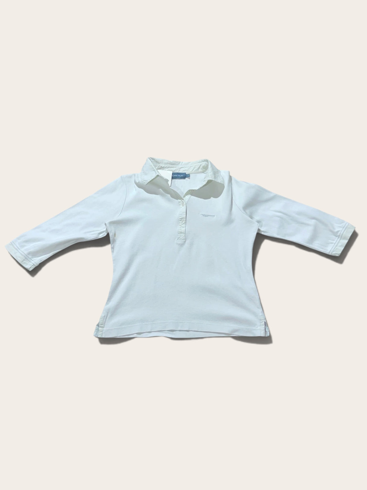 Polo – Blanc Bleu – S – Femme