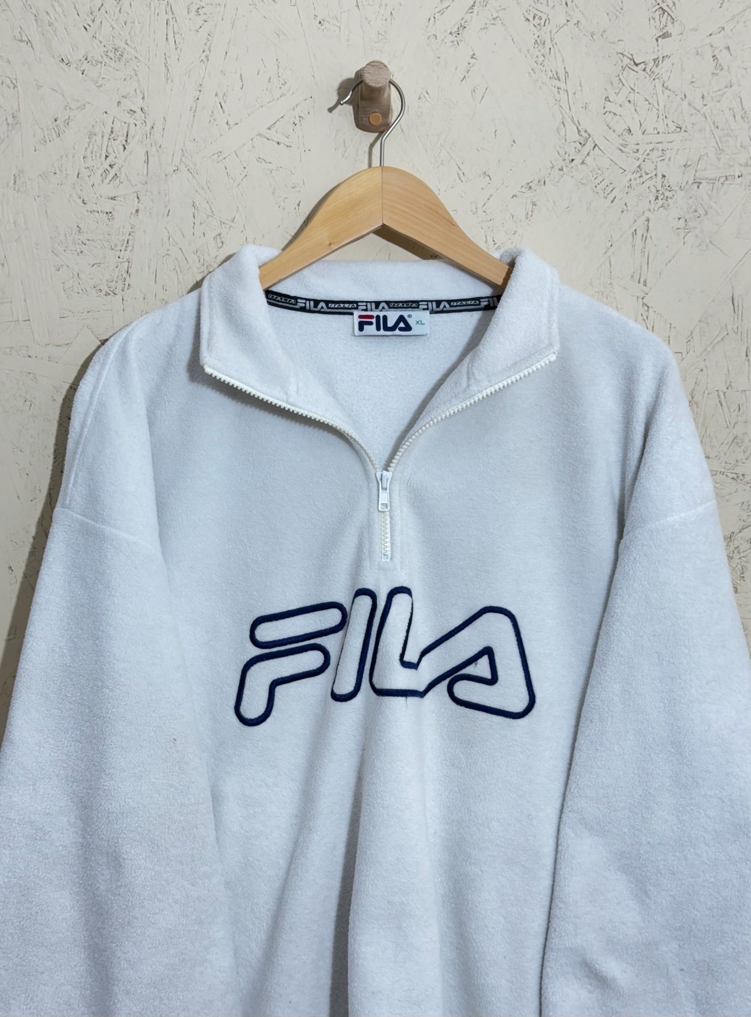 Polaire/pull zip Fila – XL - vintage - mixte