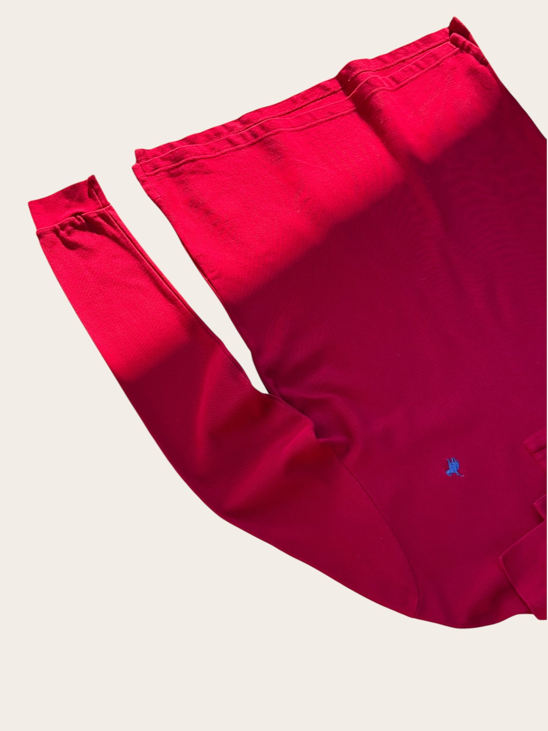 Polo manches longues Peter Polo – Rouge – L – Homme — photo complémentaire 2
