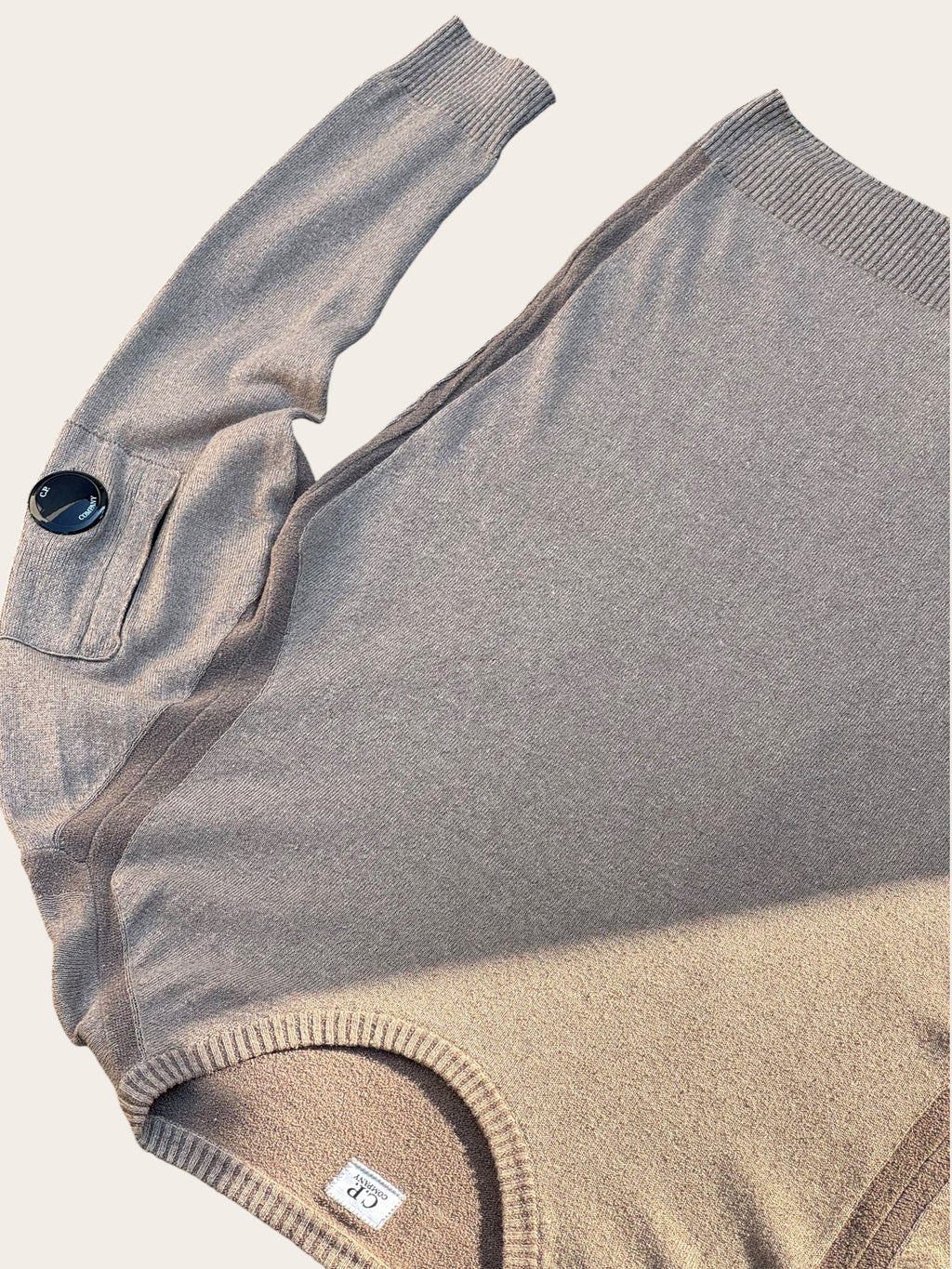 Pull C.P. Company – Marron glacé – T.52 – Mixte — photo complémentaire 3