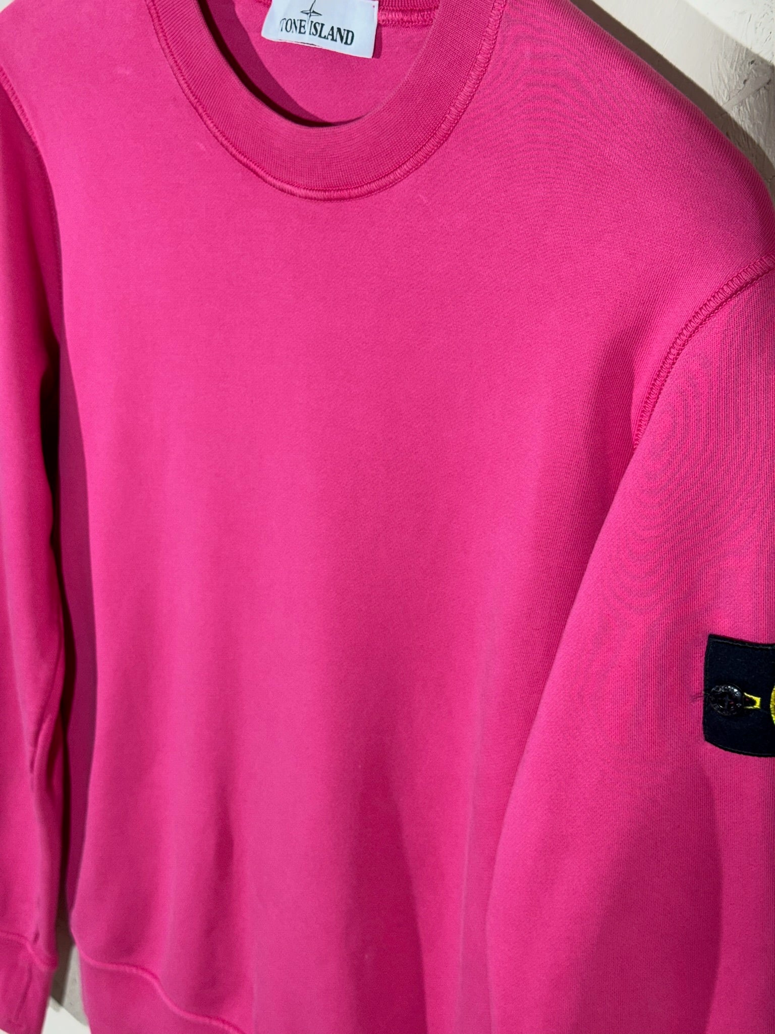 Sweat Stone Island Rose Fuchsia S Mixte
