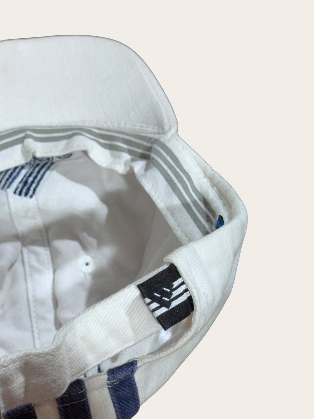 Casquette Adidas – Blanche et bleue – Taille unique – Mixte — photo complémentaire 3