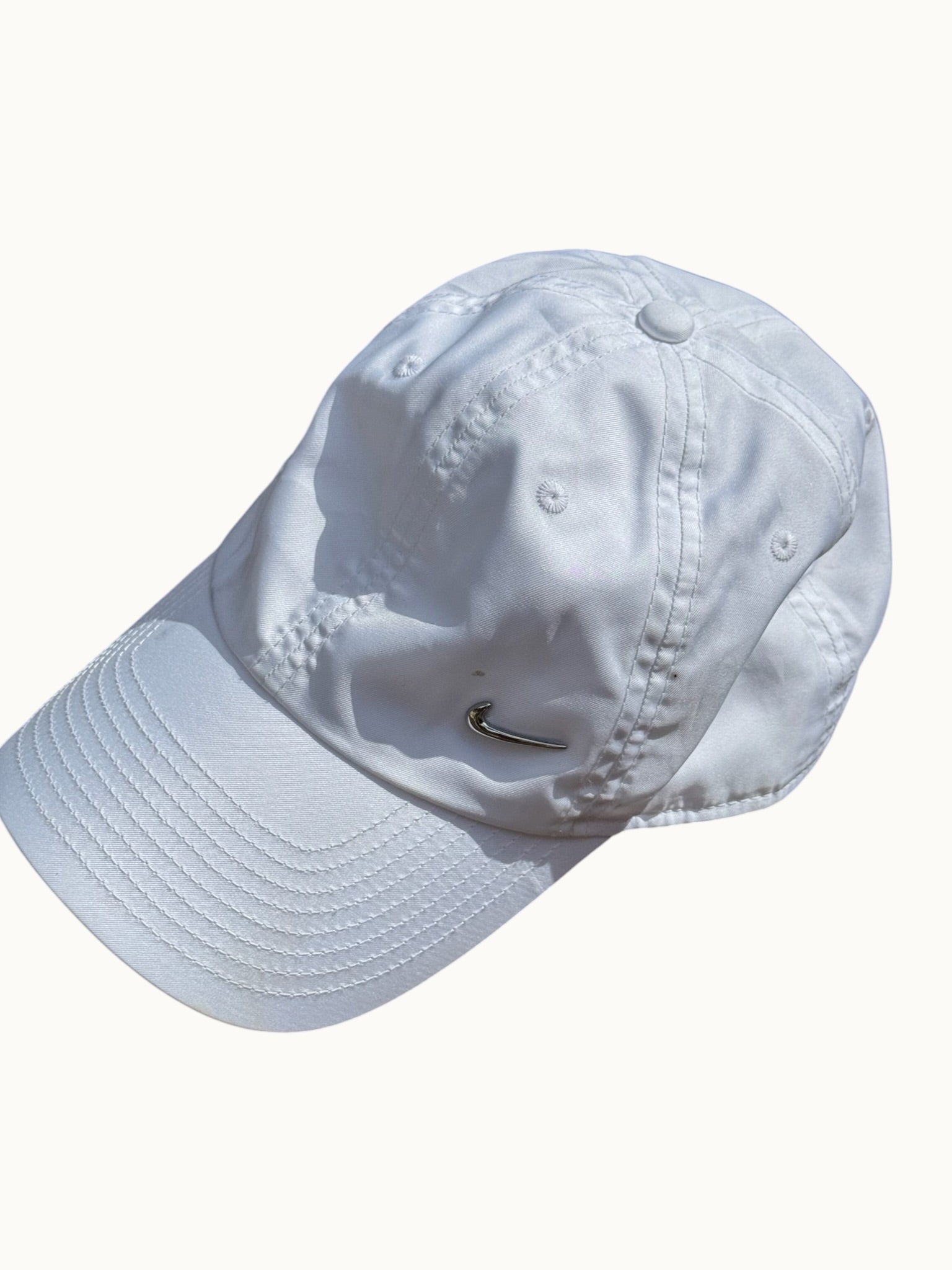 Nike Dri-FIT Cap Blanche S/M Mixte
