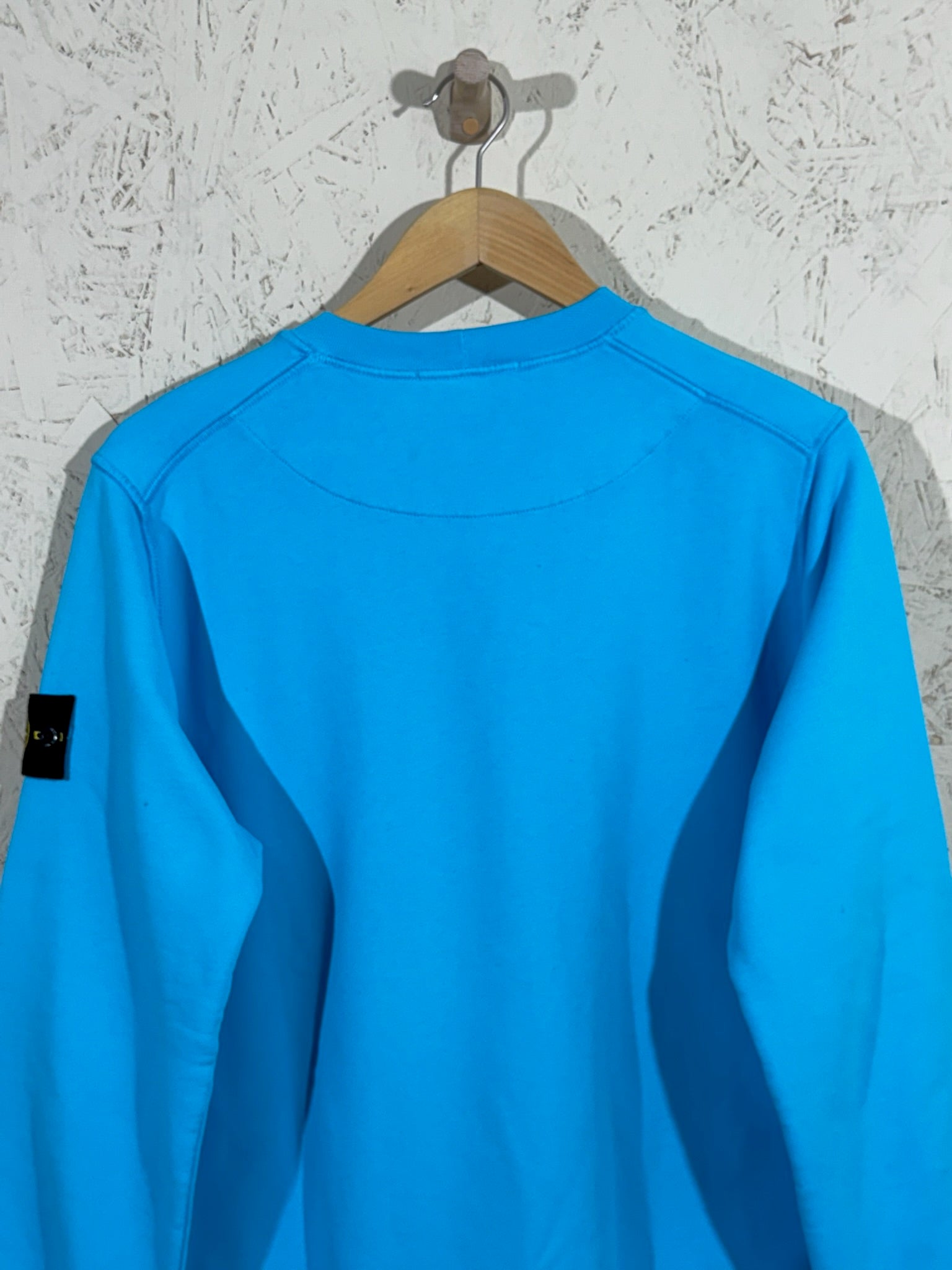 Sweat Stone Island Bleu Azur M Mixte