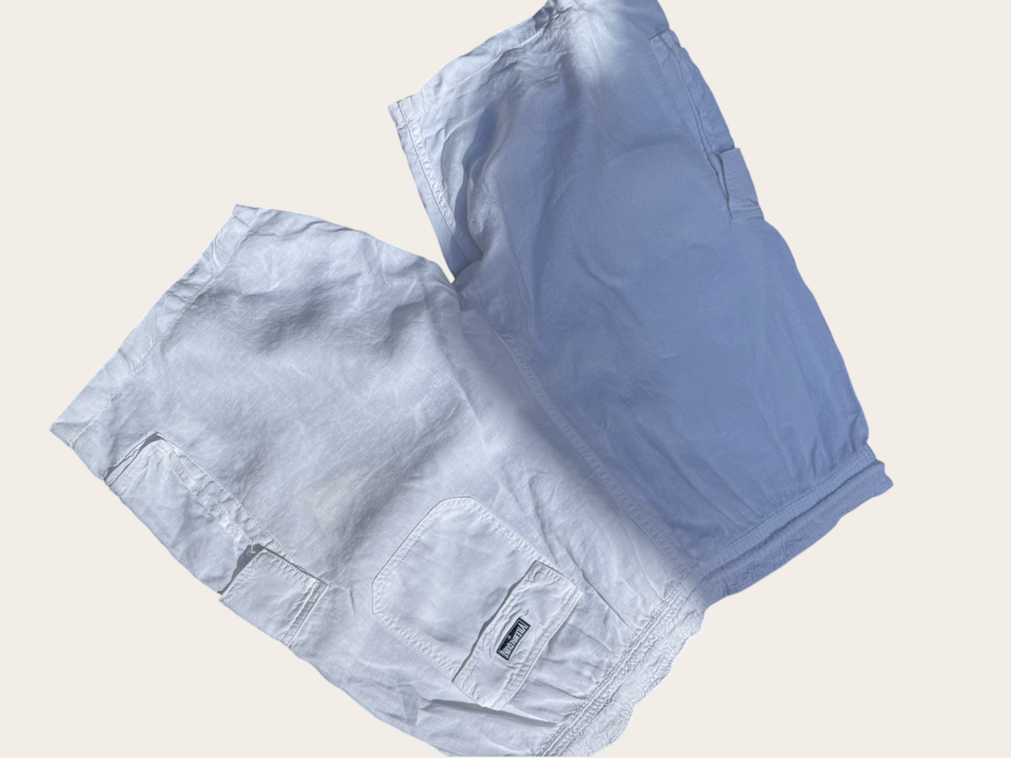 Vilebrequin Bermuda Cargo Blanc Lin XXL Homme