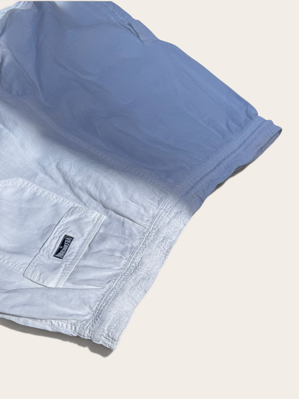 Vilebrequin Linen Cargo Bermuda Shorts – White – XXL – Men's