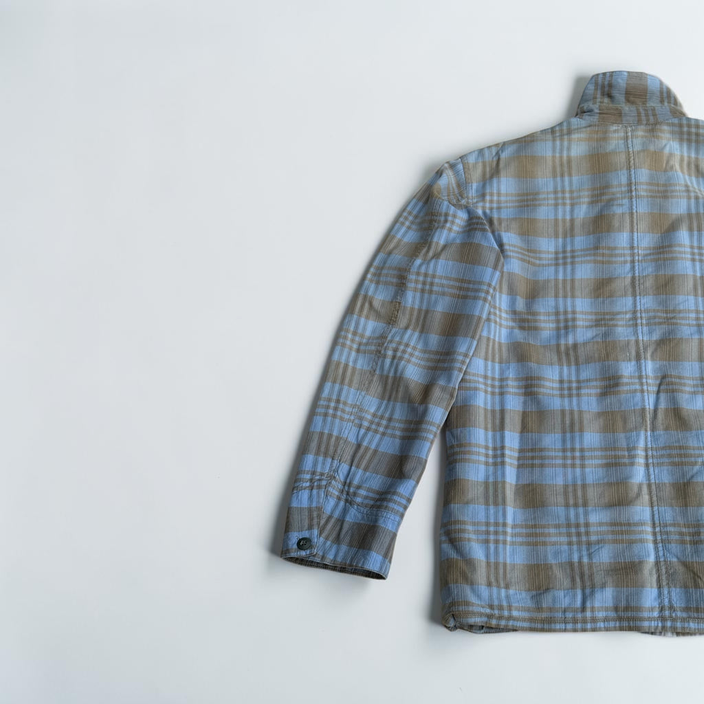 Veste Diesel à carreaux – Bleu et beige – S – Homme — photo complémentaire 4
