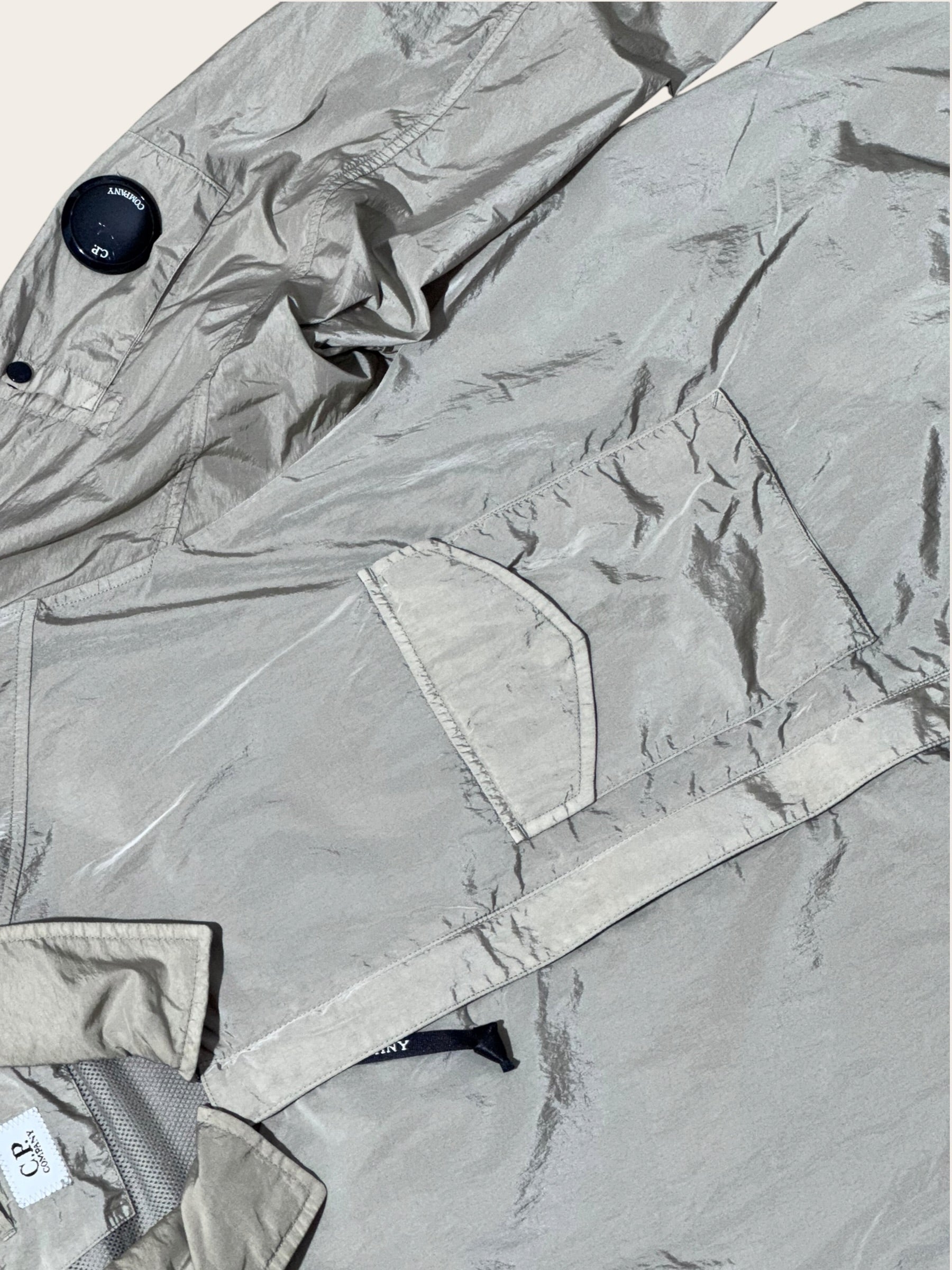 Veste C.P. Company Chrome-R – Kaki métallisé – XXL – Mixte — photo complémentaire 3