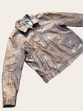 Veste Cuir Ralph Lauren Marron Taille L Homme