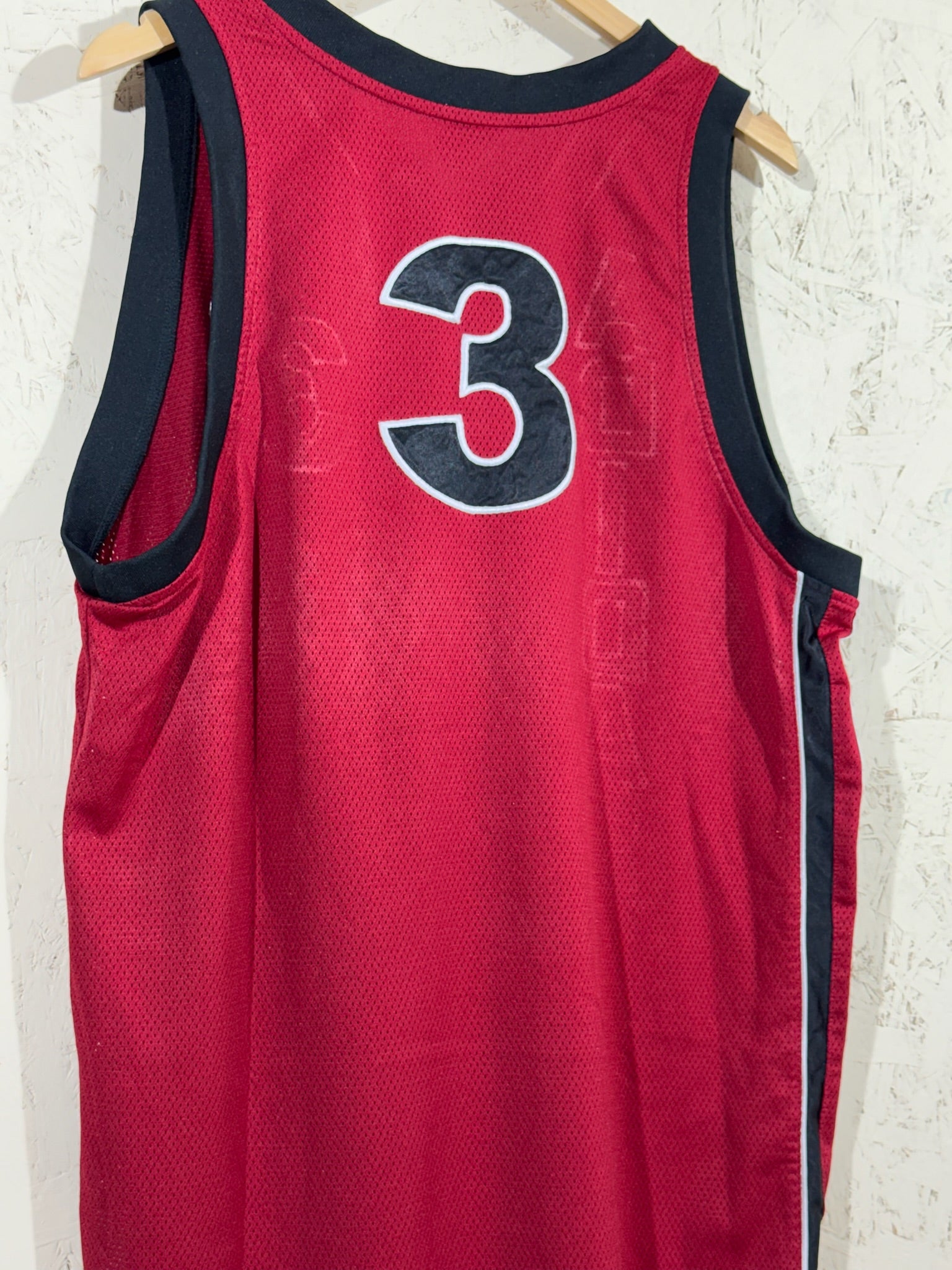 Débardeur Adidas Basketball N°3 Rouge Vintage L Mixte